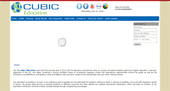 Desktop Screenshot of cubiceducationbd.com